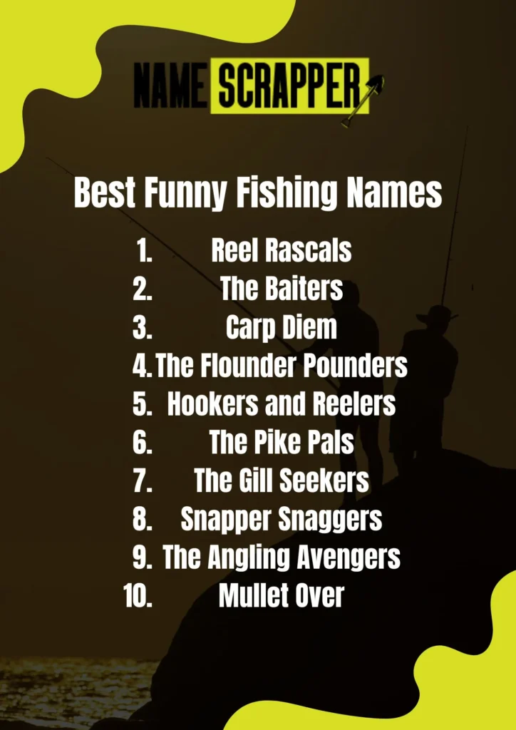Best Funny Fishing Names