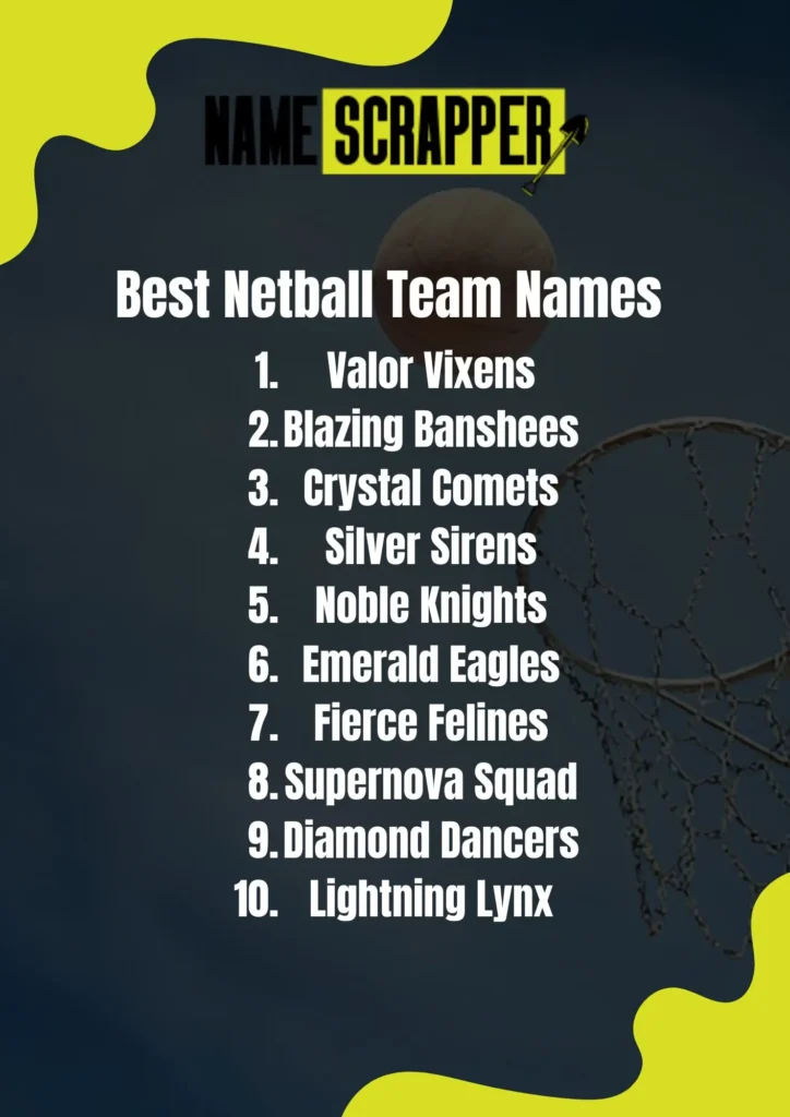 Best Netball Team Name
