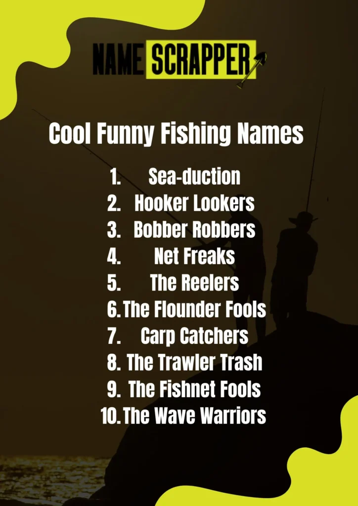 Cool Funny Fishing Names