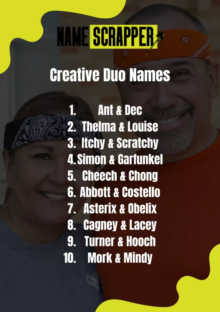 Creative Duo names