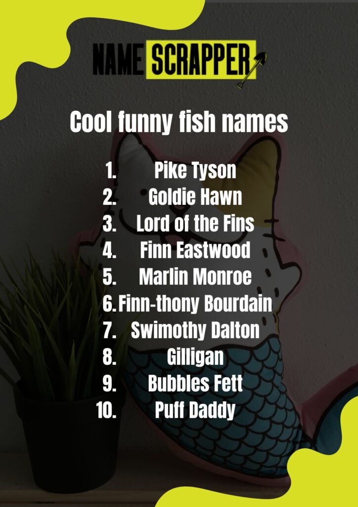cool funny fish names
