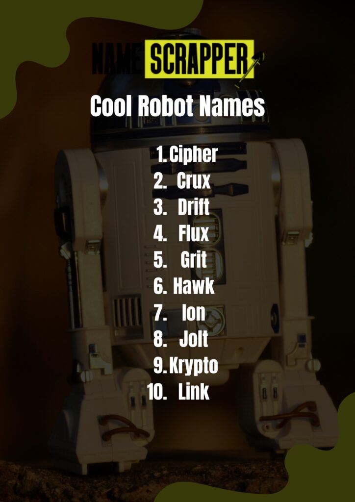 cool robot names