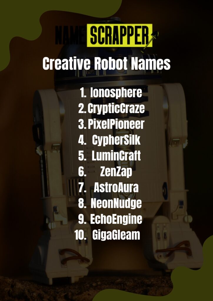 creative robot names