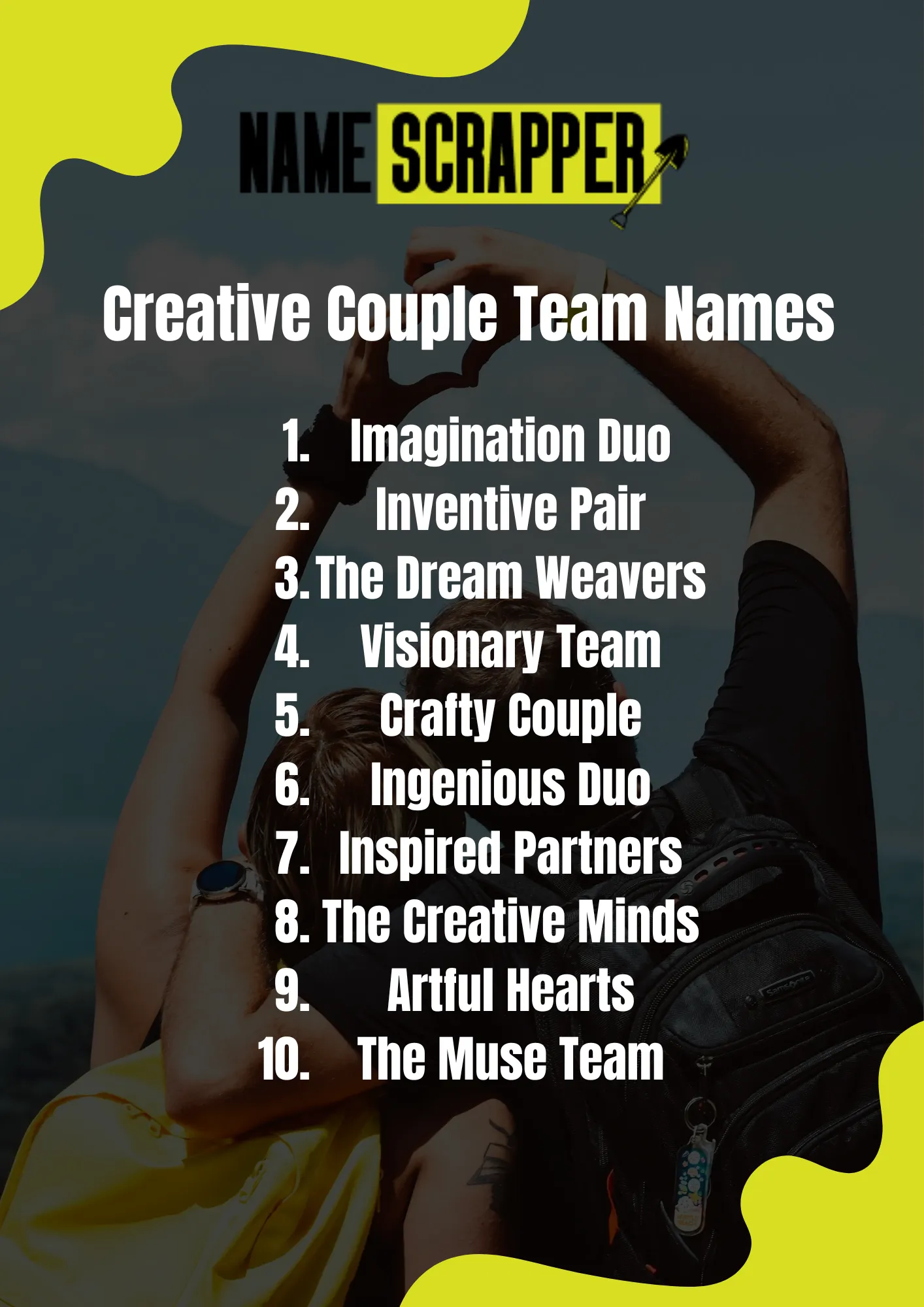 Creative Couple Team Names