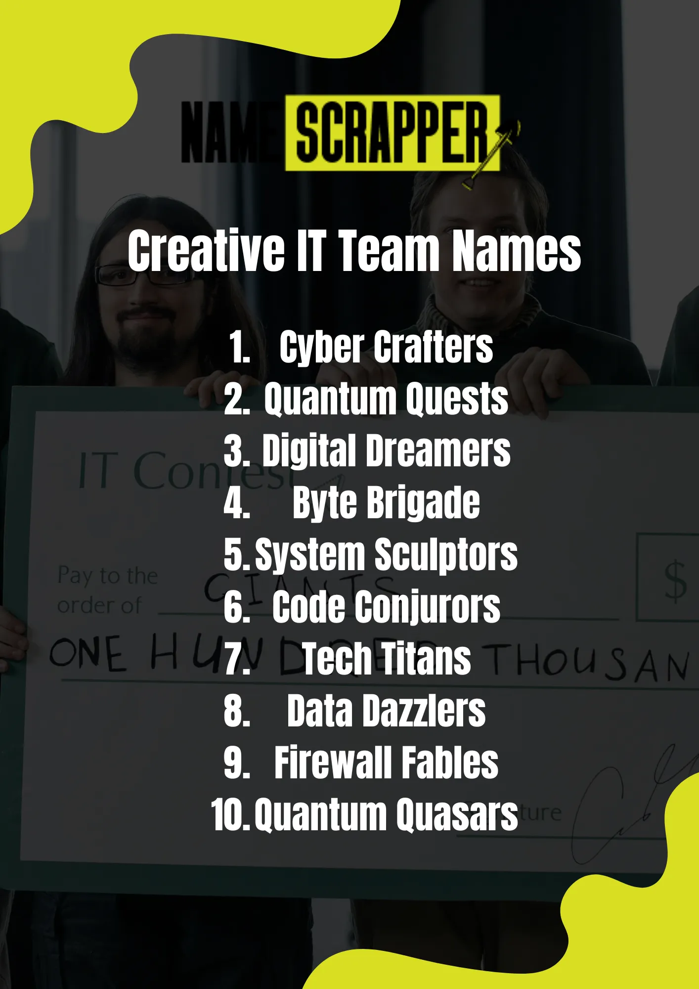Creative IT Team Names