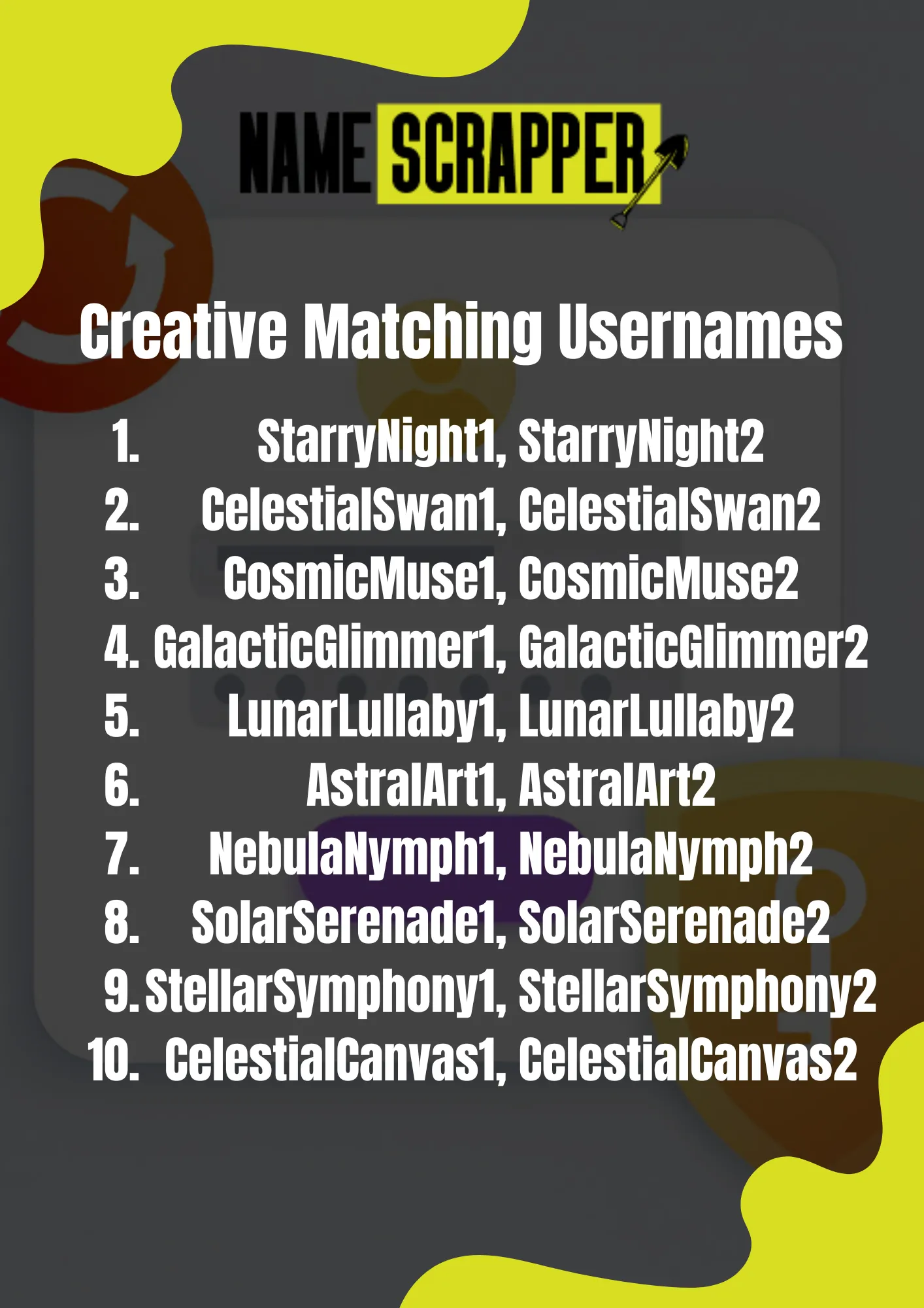 Creative Matching Usernames
