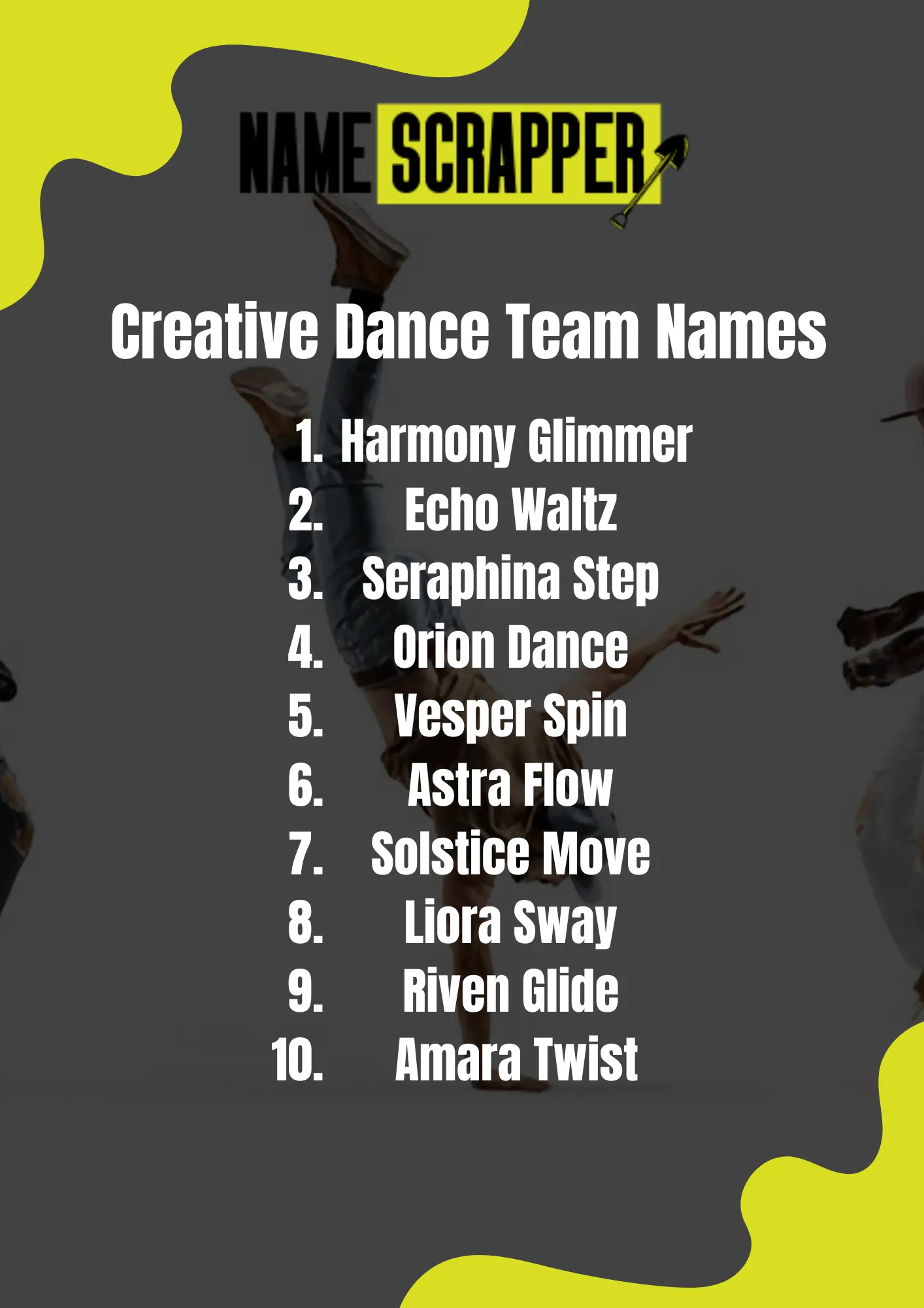 Creative Names for a Dancer