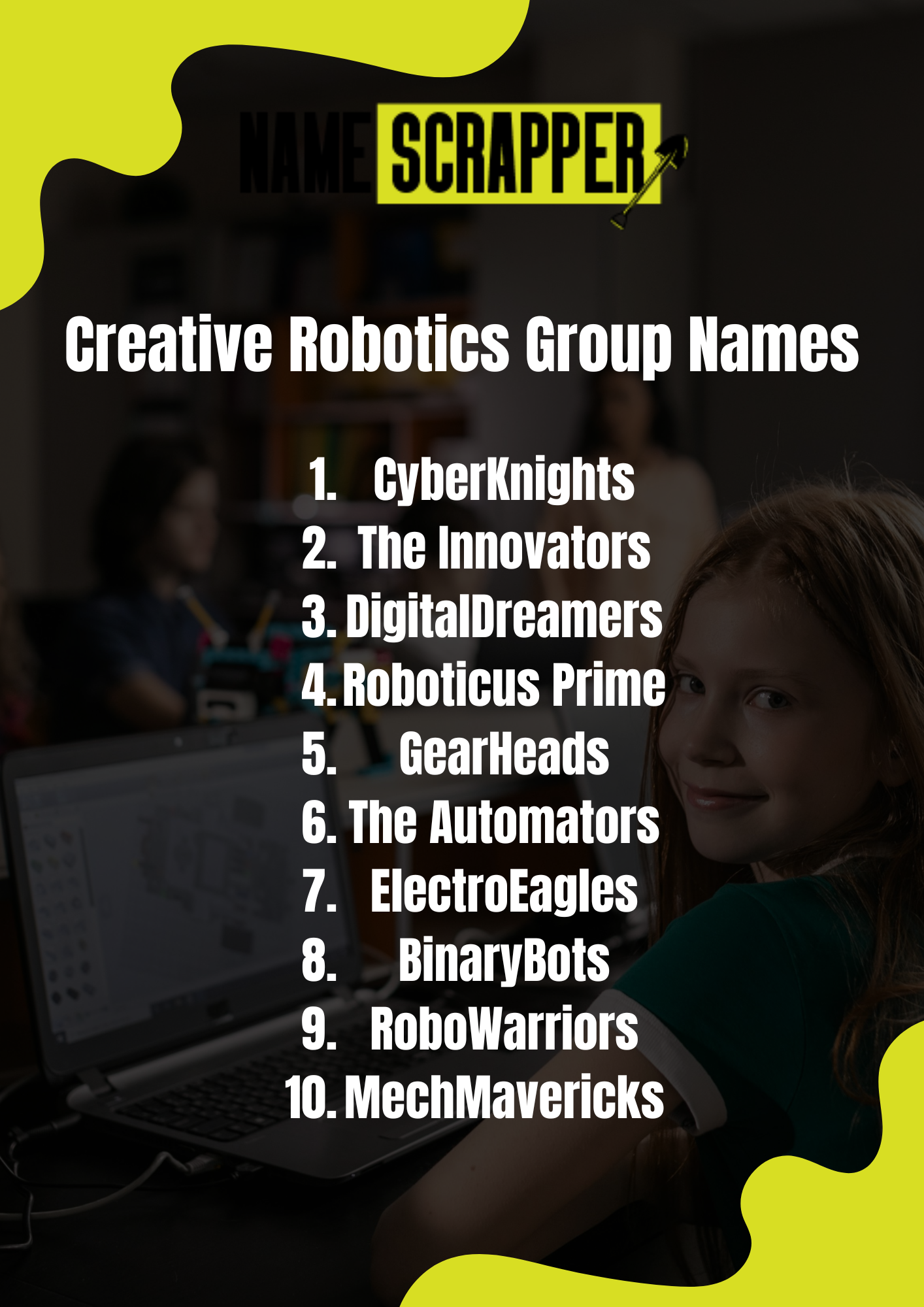 Creative Robotics Team names
