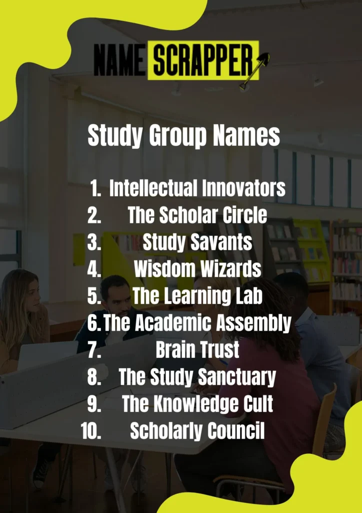 Study Group Names