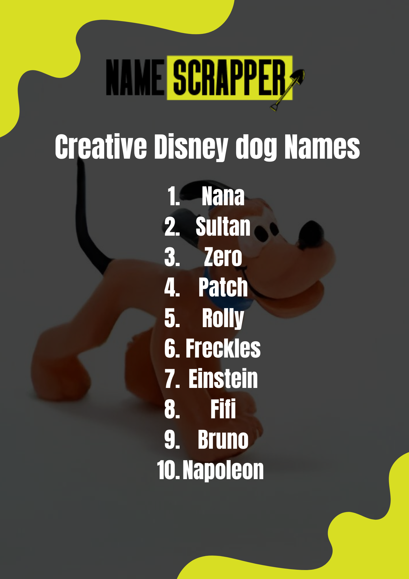 Creative Disney Dog Names