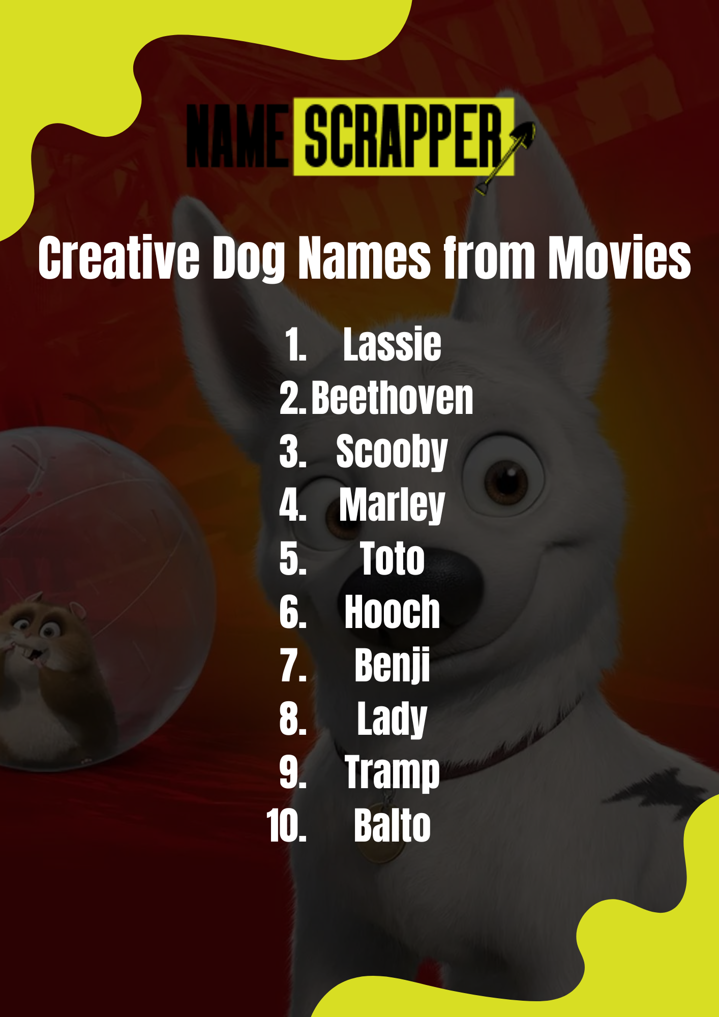 Creative Dog Names from Movies