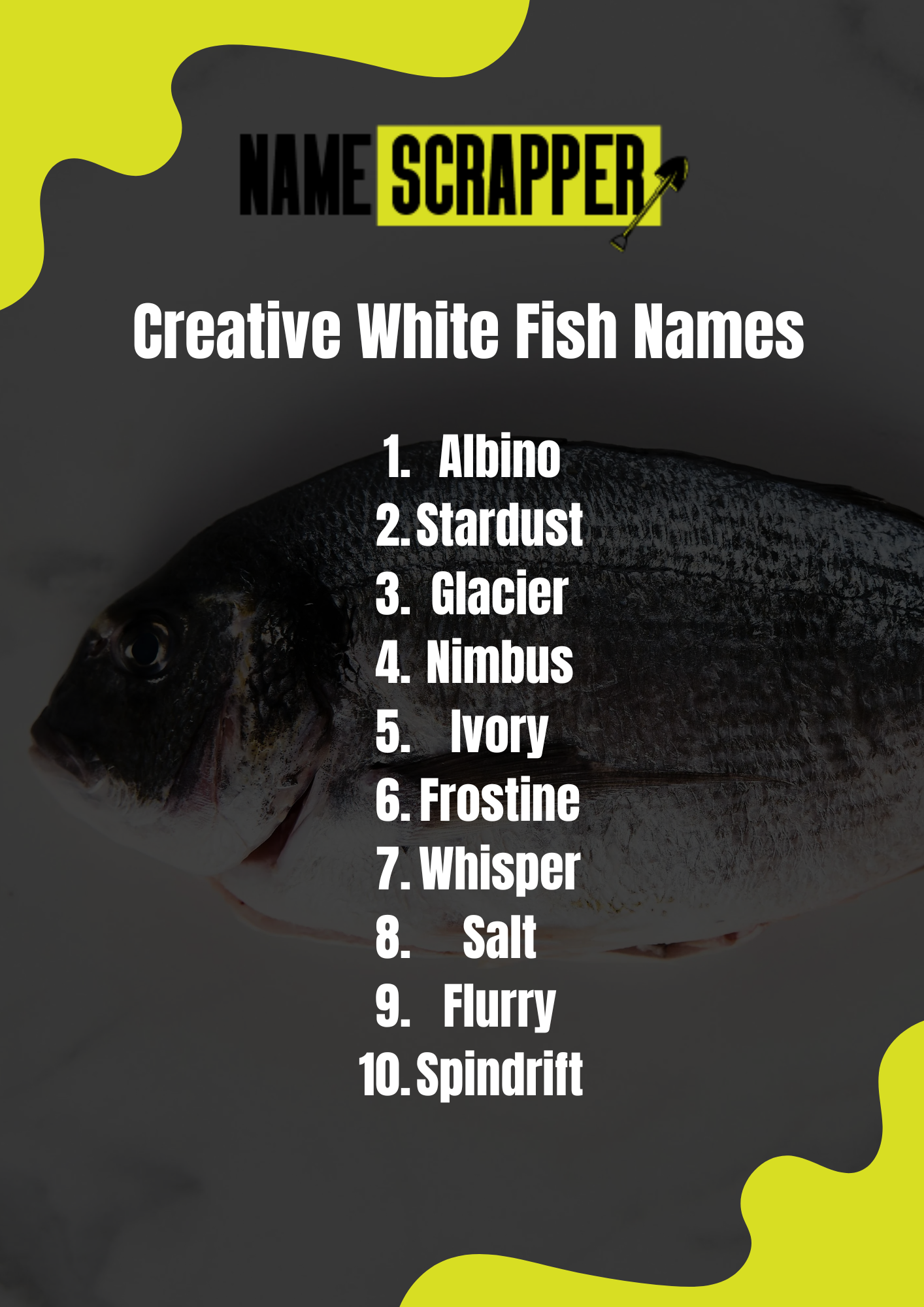 Creative White Fish Names